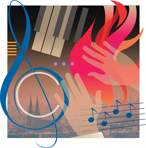 Illustration for A BC ABC Book published by Bethel College, Kansas